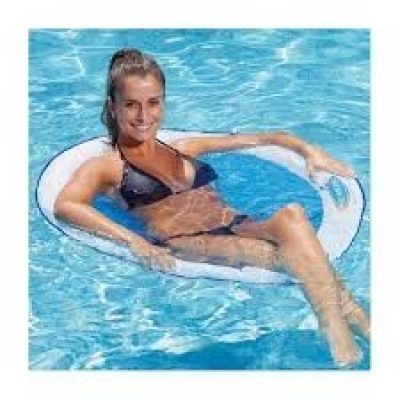 Siège de piscine pour piscine Frite de natation avec filet Chaise de piscine flottante en maille filet Siège d'eau pour piscines adultes 